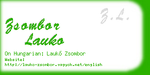 zsombor lauko business card